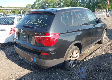 2013 BMW X3 xDrive28I from USA, damaged, VIN 5UXWX9C51D0A11162